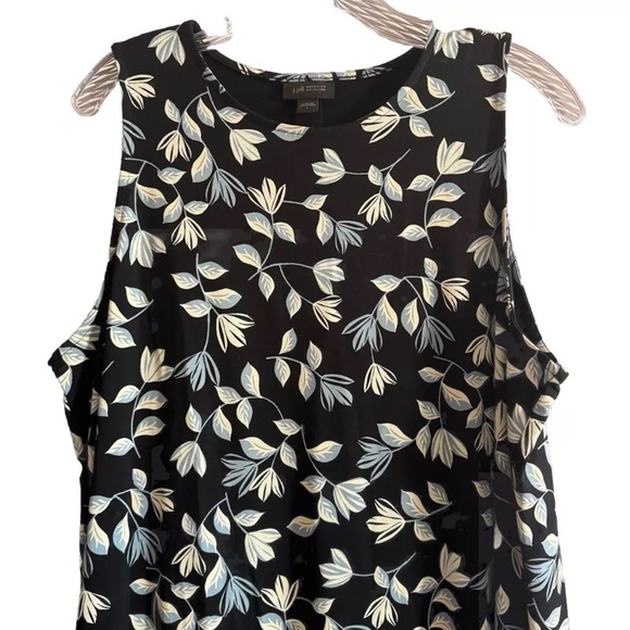 J. Jill Wearever Collection Floral Print Sleeveless Dress - Picture 3 of 6